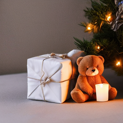 Patchwork Scarf Teddy Bear thumbnail 3