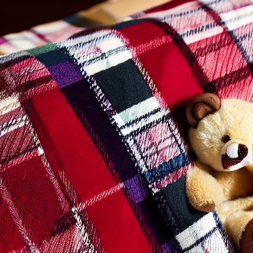 Patchwork Scarf Teddy Bear thumbnail 5