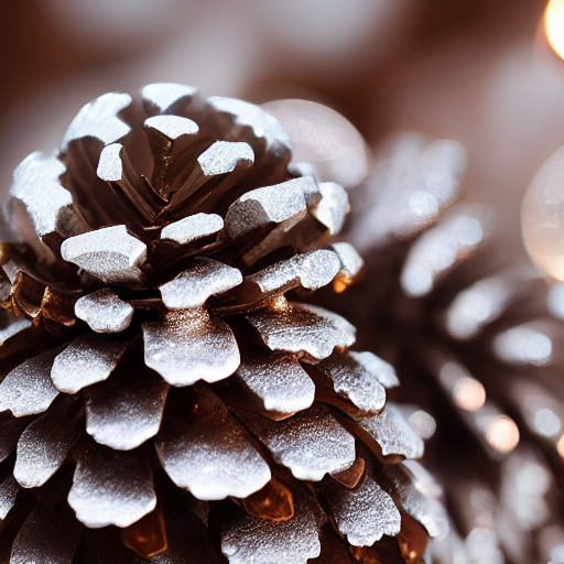 Frost-Tipped Woodland Pinecone Ornaments thumbnail 3