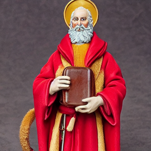 St. Nicholas Mantel Figure