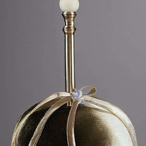 Antique Mercury Glass Finial Ornament