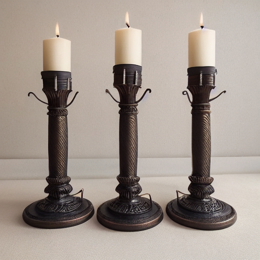 Old-World Taper Candle Holders (Set of Two)