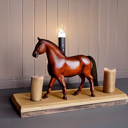 Painted Wooden Rocking Horse thumbnail 5