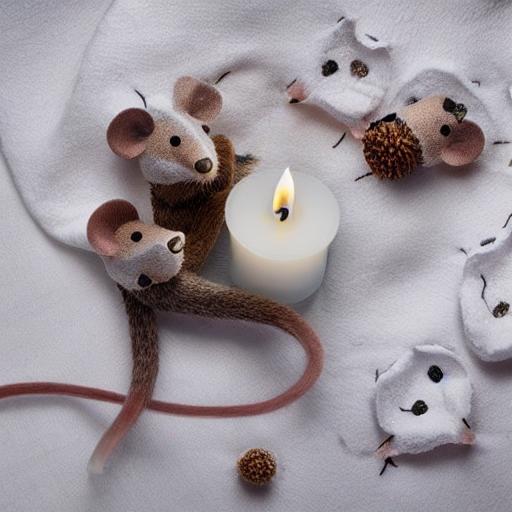 Felt Mouse Caroler Trio thumbnail 4