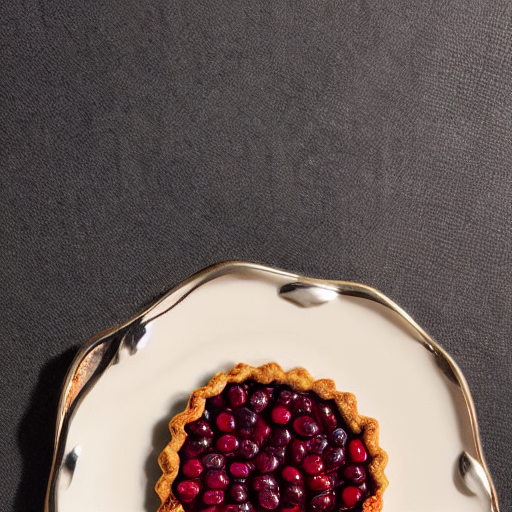 Cranberry Glazed Tart Dish