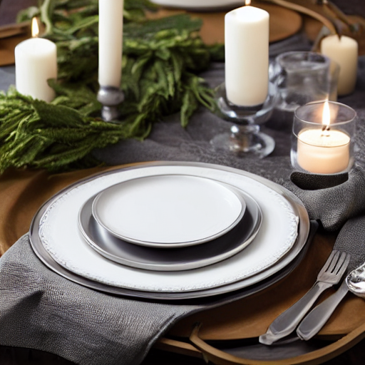 Holly-Pattern Stoneware Plates (Set of Four) thumbnail 5