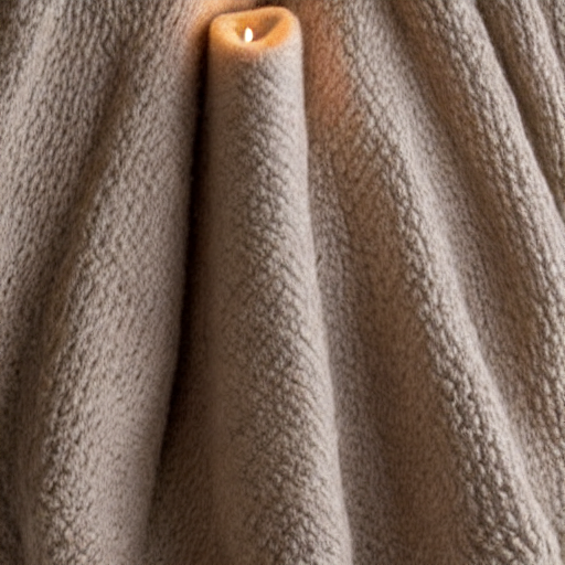 Hearth-Red Wool Shawl with Fringe thumbnail 3