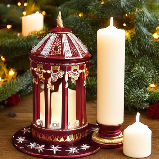 Painted Tin Carousel thumbnail 4