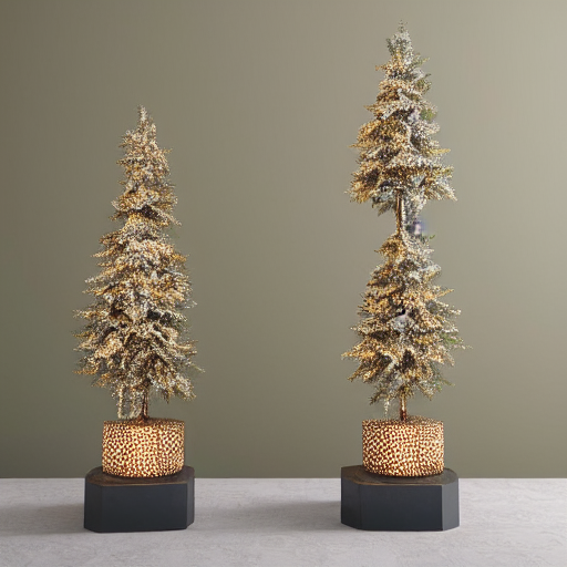 Silver Tinsel Star Tree Topper thumbnail 5