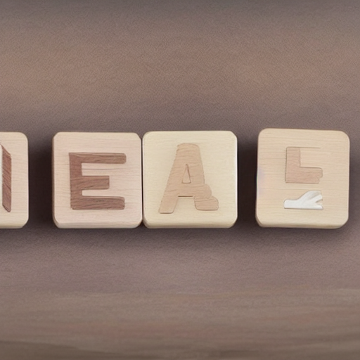 Wooden Alphabet Blocks