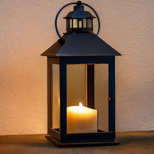 Frosted Glass Candle Lantern thumbnail 4