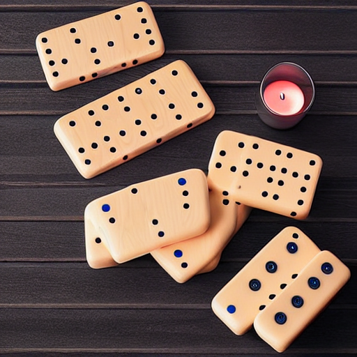 Wooden Domino Set thumbnail 4