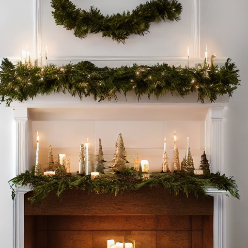 Snow-Dusted Evergreen Garland thumbnail 2