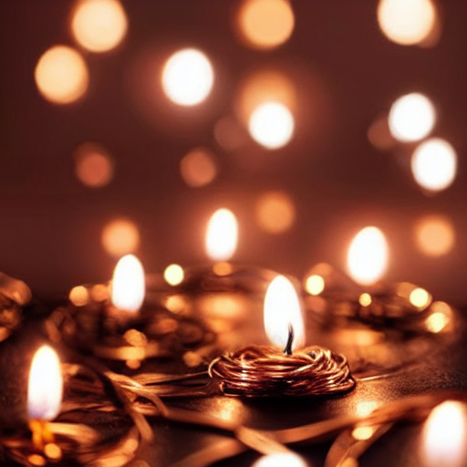 Twinkling Copper Fairy Lights thumbnail 3