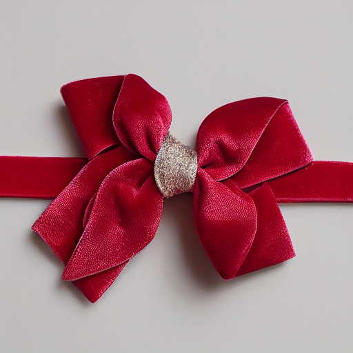 Scarlet Velvet Hair Ribbon