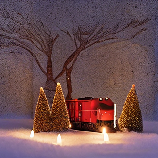 Mini Wooden Train Set thumbnail 3