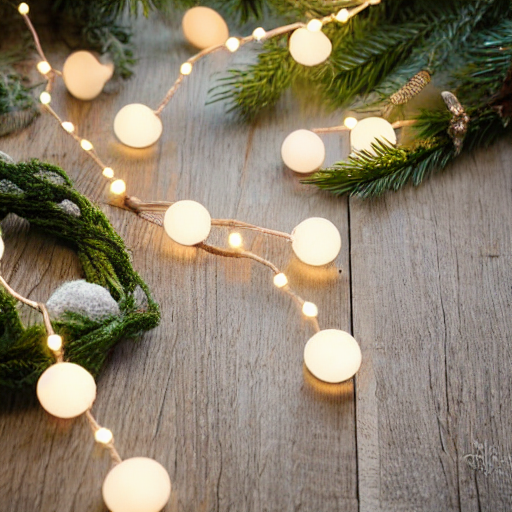 Frosted Pinecone Garland thumbnail 5