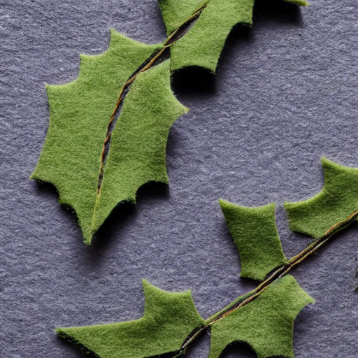 Woolen House Slippers – Holly Trim thumbnail 3