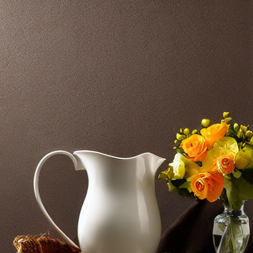 Holly Garland Ceramic Pitcher thumbnail 4