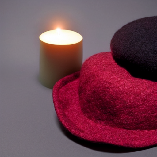 Midnight Wool Beret thumbnail 2